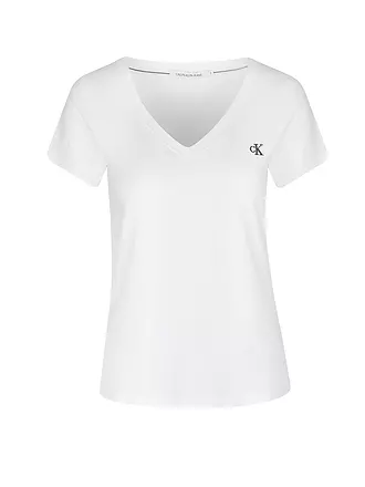 CALVIN KLEIN JEANS | T-Shirt Coupe Slim | weiss